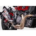 QD Exhaust Twin GUNSHOT Exhaust for the Indian FTR 1200 (Flat Track Racer) (2021+ Euro5) QD Exhaust Twin GUNSHOT Exhaust for the Indian FTR 1200 (Flat Track Racer) (2021+ Euro5)